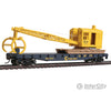 Walthers Trainline 1782 Flatcar With Logging Crane - Ready To Run -- Chessie System B&O (Blue