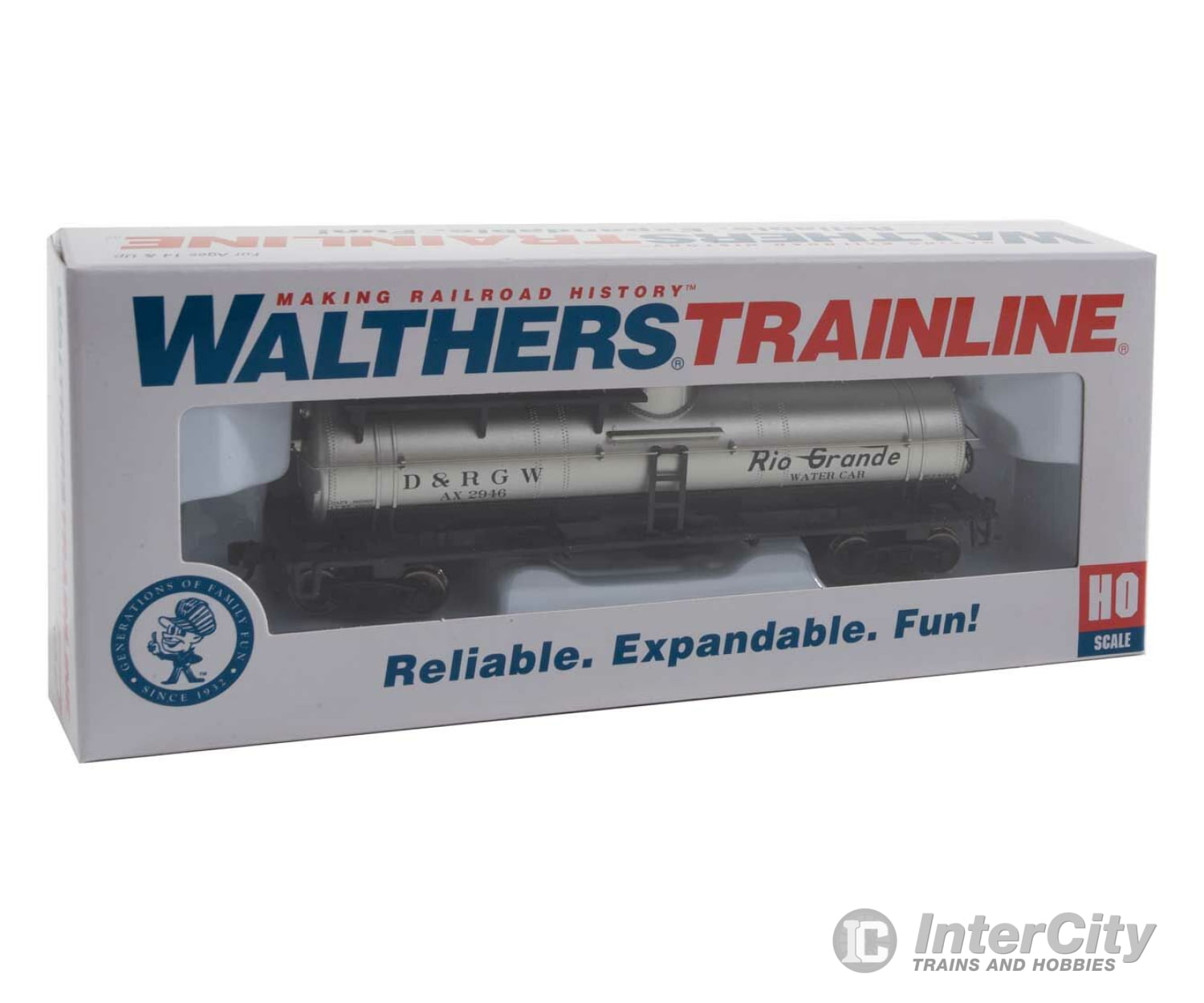 Walthers Trainline 1791 Firefighting Car - Ready To Run -- Denver & Rio Grande Western(Tm) #Ax 2946