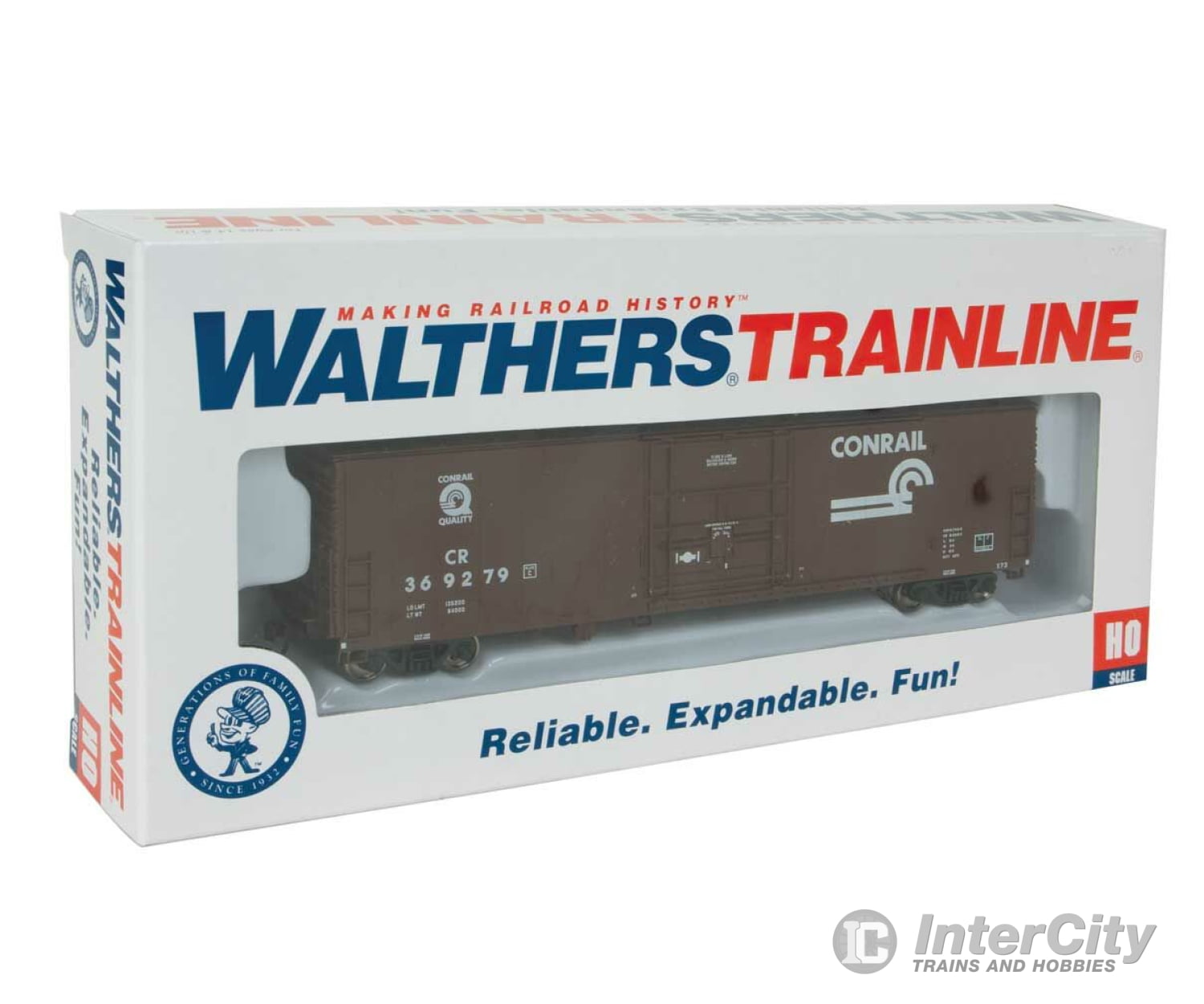 Walthers Trainline 1803 Insulated Boxcar - Ready To Run -- Conrail Freight Cars