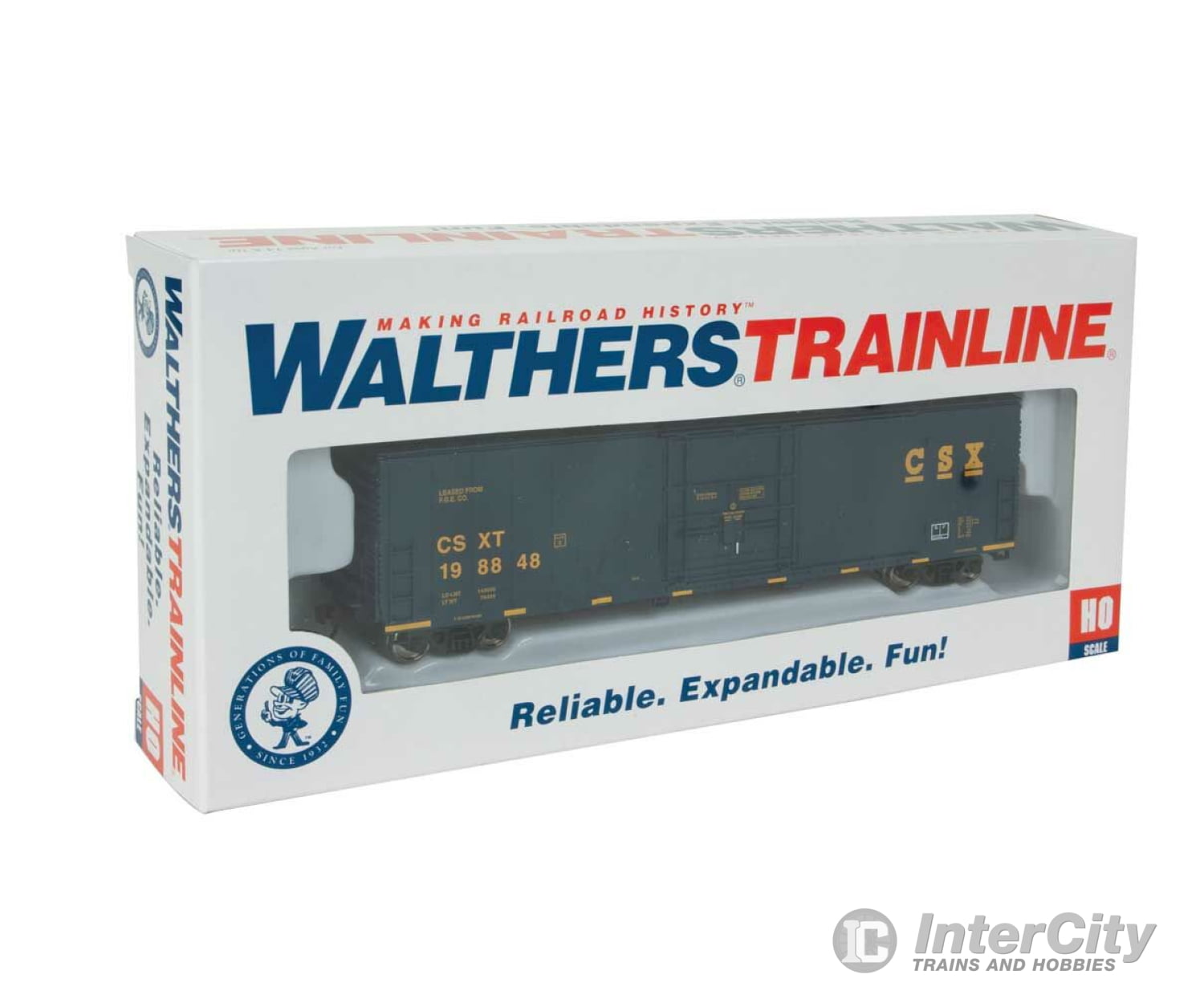 Walthers Trainline 1804 Insulated Boxcar - Ready To Run -- Csx Freight Cars