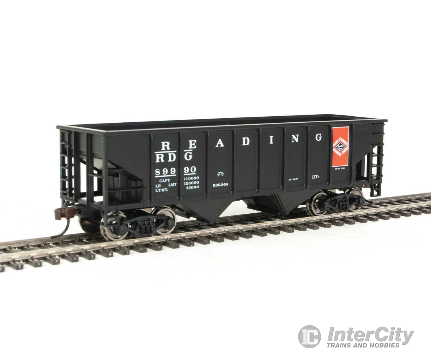 Walthers Trainline 1842 Coal Hopper - Ready To Run -- Reading Freight Cars