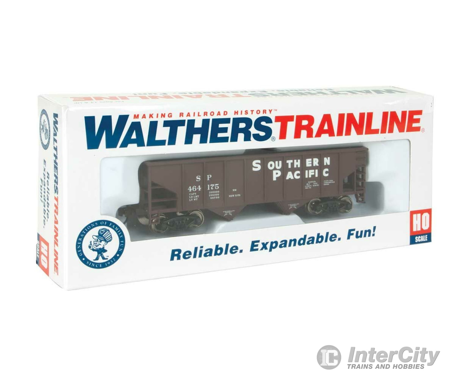 Walthers Trainline 1843 Coal Hopper - Ready To Run -- Southern Pacific(Tm) Freight Cars