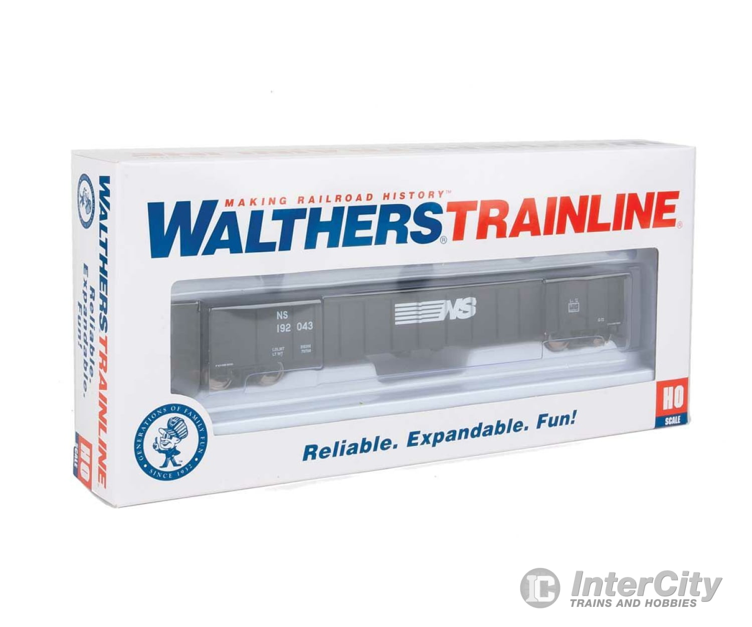 Walthers Trainline 1863 Gondola - Ready To Run -- Norfolk Southern Freight Cars