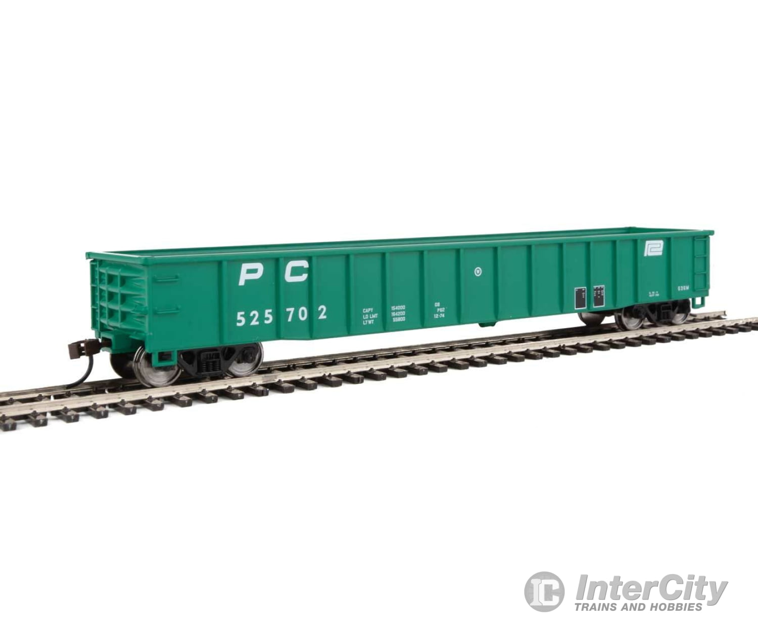 Walthers Trainline 1864 Gondola - Ready To Run -- Penn Central Freight Cars