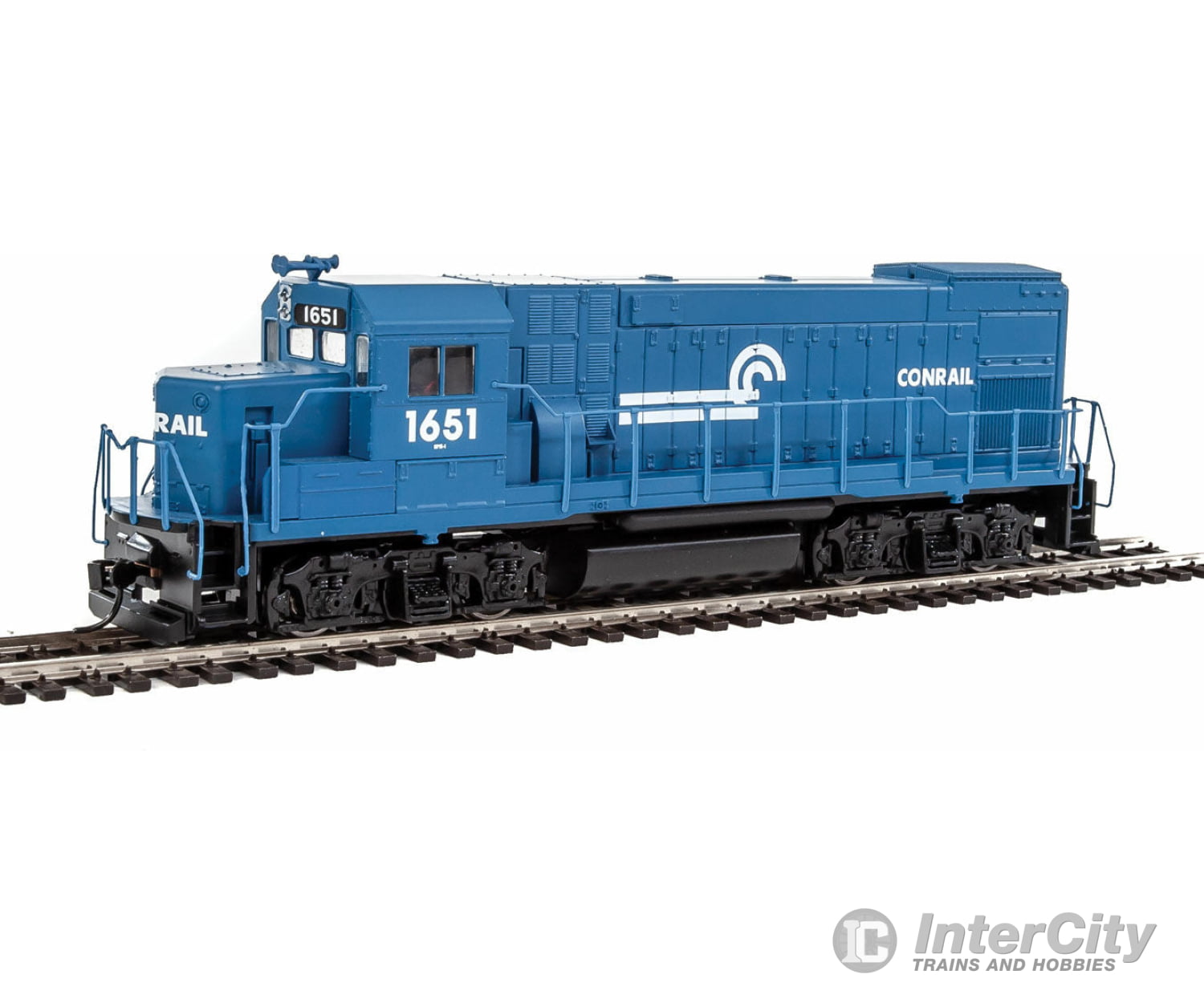 Walthers Trainline 2502 Emd Gp15-1 - Standard Dc -- Conrail (Blue White) Locomotives