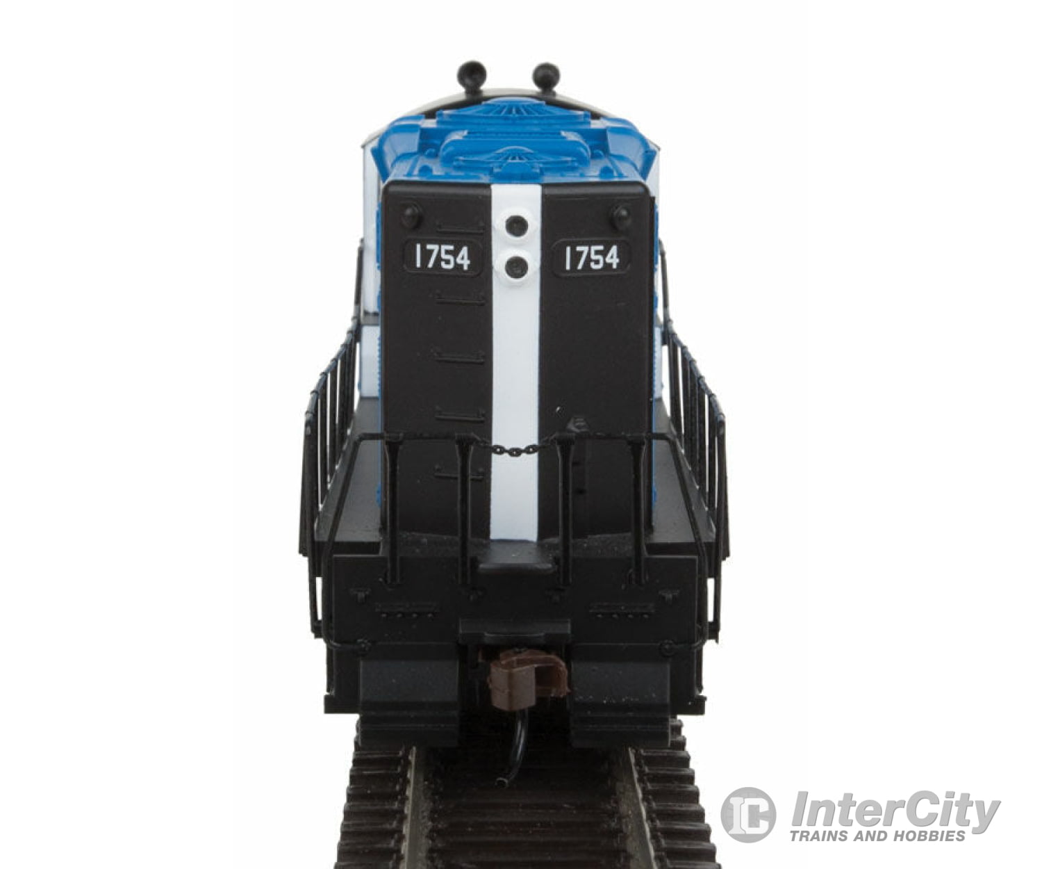 Walthers Trainline 451 Emd Gp9M - Standard Dc -- Boston & Maine #1754 (Blue Black White) Locomotives