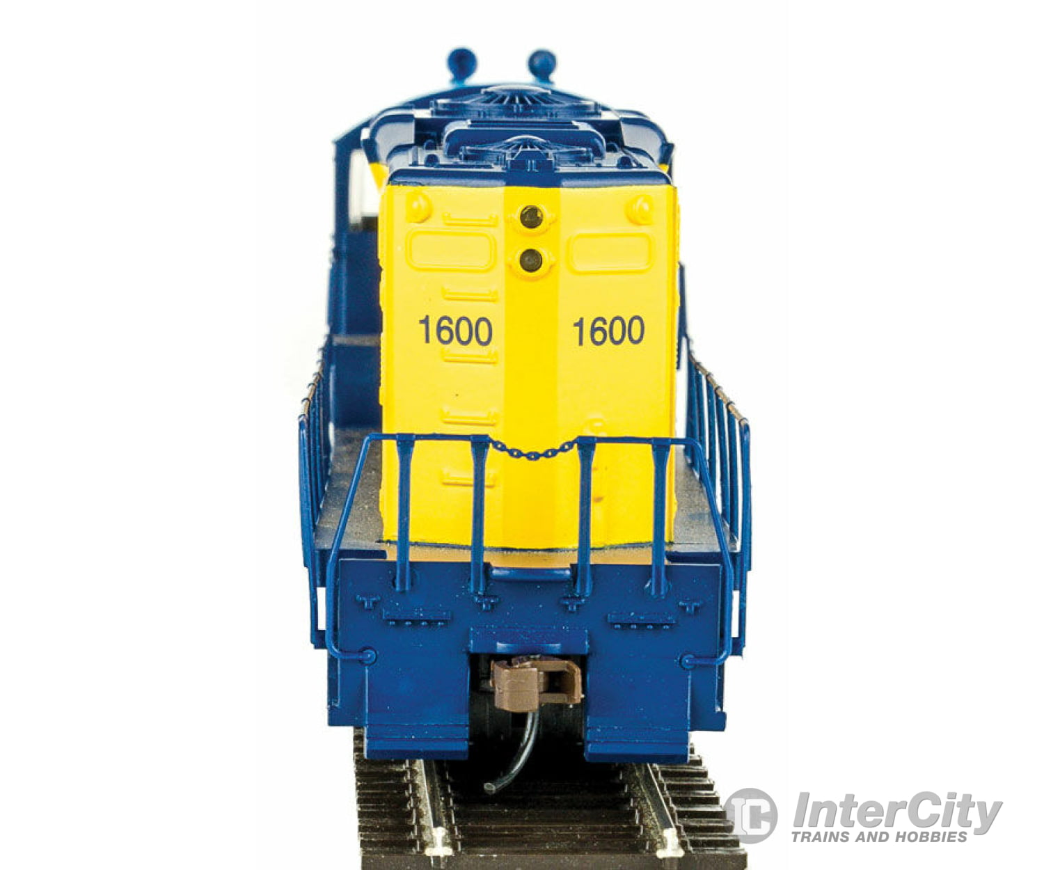 Walthers Trainline 456 Emd Gp9M - Standard Dc -- Ontario Northland #1600 (Yellow Blue; Chevrons