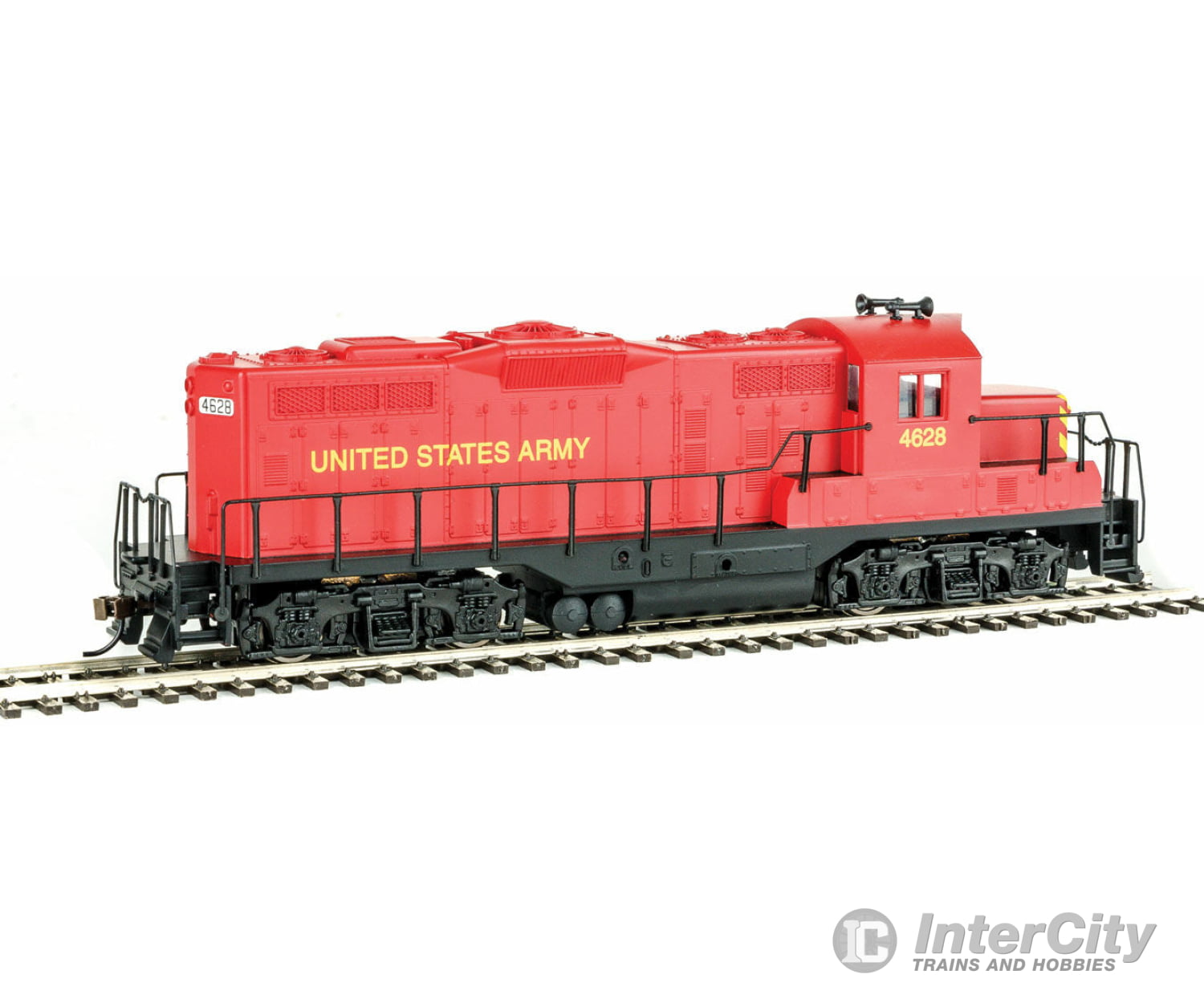 Walthers Trainline 458 Emd Gp9M - Standard Dc -- United States Army #4628 Locomotives