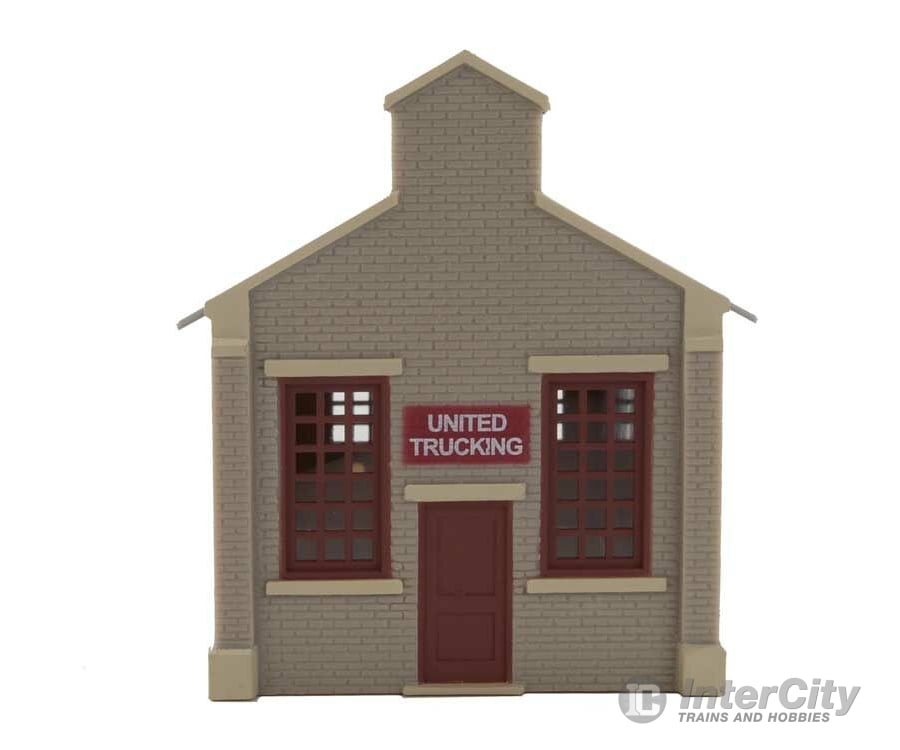 Walthers Trainline 804 United Trucking -- Assembled - 2-5/8 X 6 3-3/8’ 6.6 15.2 8.5Cm Structures