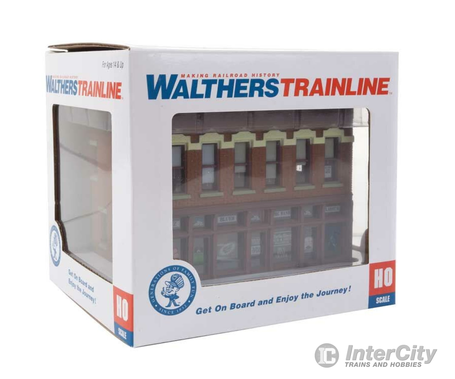 Walthers Trainline 806 Gemini Building -- Assembled - 4-1/4 X 3-5/8 3-3/8’ 10.7 9.2 8.5Cm Structures