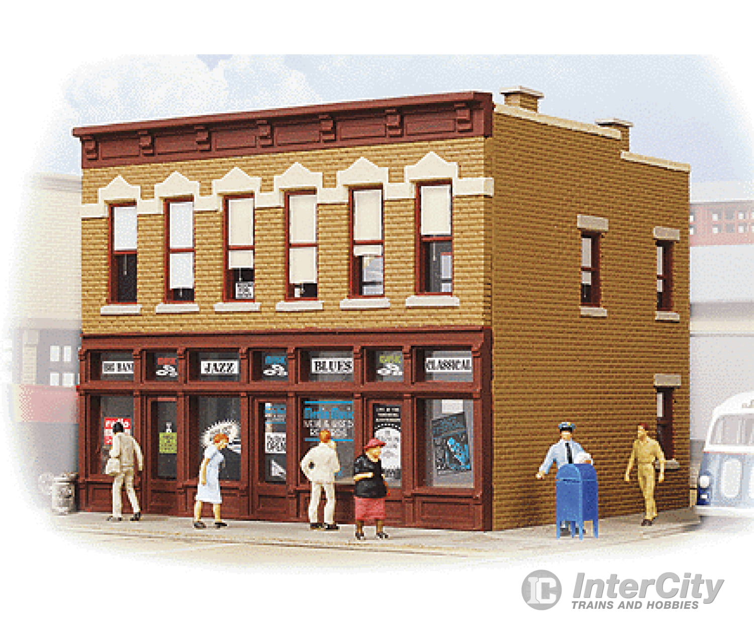 Walthers Trainline 806 Gemini Building -- Assembled - 4-1/4 X 3-5/8 3-3/8’ 10.7 9.2 8.5Cm Structures