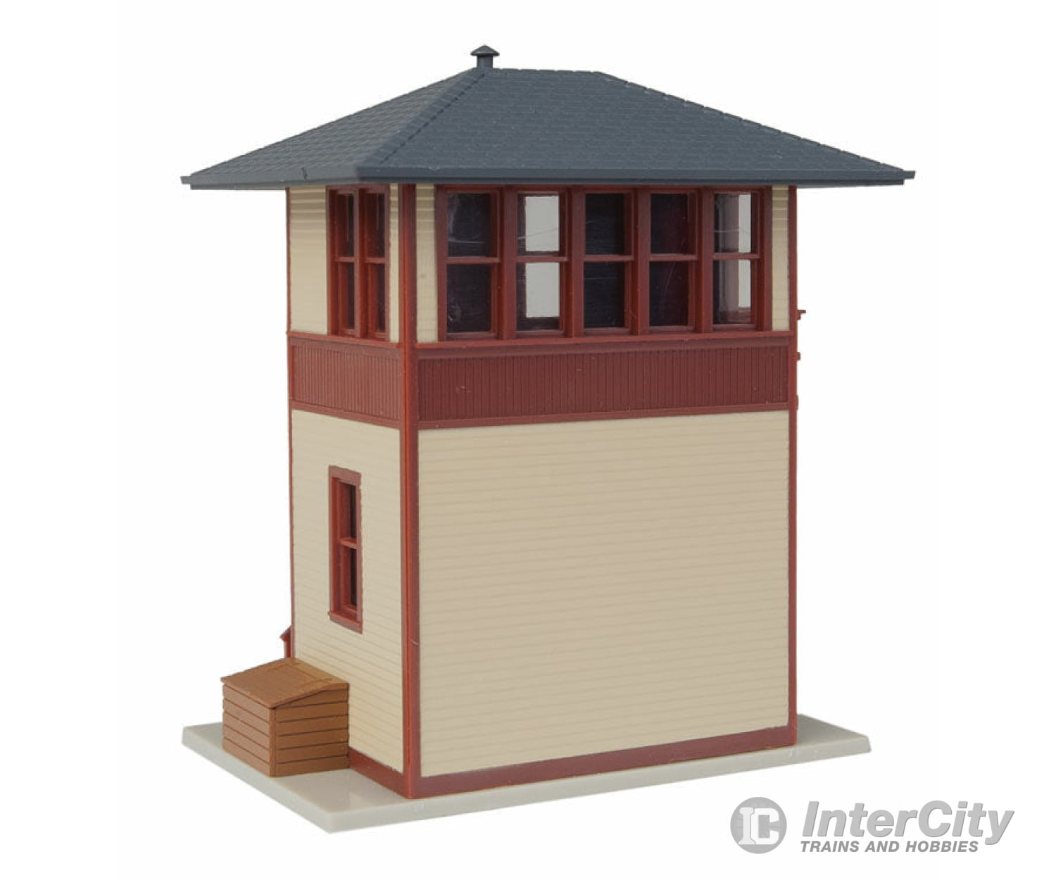 Walthers Trainline 810 Trackside Signal Tower -- Assembled - 2-7/8 X 2-3/16 3-1/4’ 7.3 5.5 8.2Cm