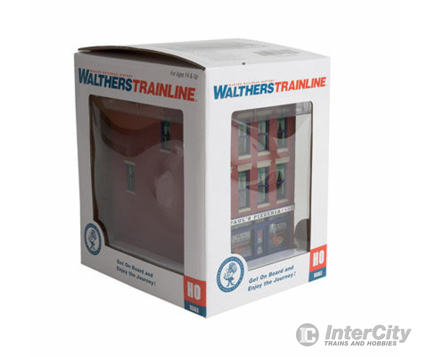 Walthers Trainline 813 Paul’s Pizzeria -- Assembled - 3 X 4 4-3/8’ 7.6 10.1 11.1Cm Structures