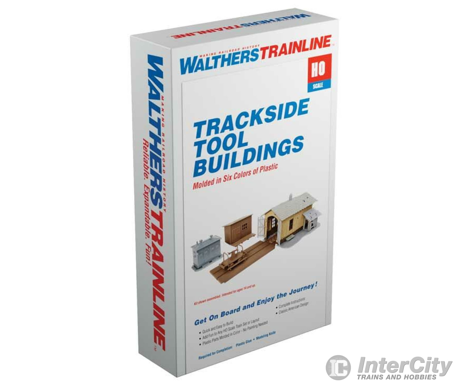 Walthers Trainline 909 Trackside Tool Buildings -- Kit Structures