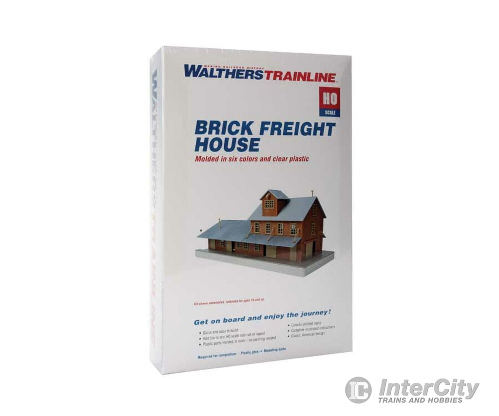 Walthers Trainline 918 Brick Freight House -- Kit Structures