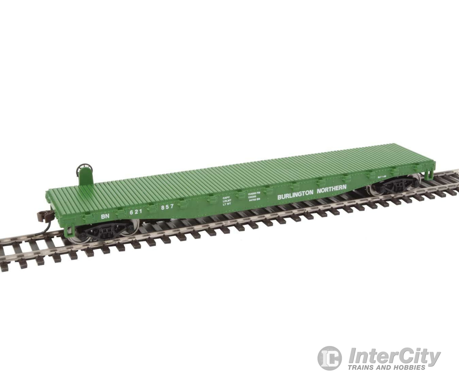 Walthers Trainline Ho 1601 Flatcar - Ready To Run -- Burlington Northern Freight Cars