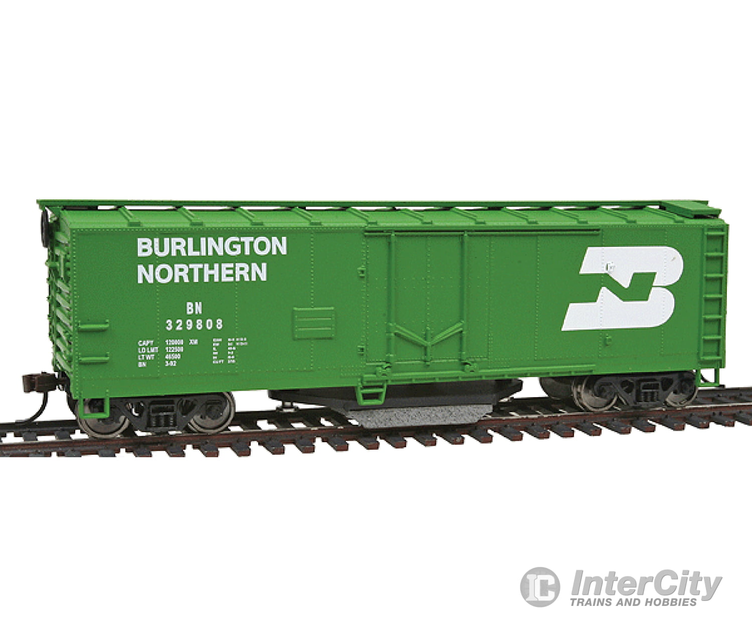 Walthers Trainline Ho 1753 40 Plug-Door Track Cleaning Boxcar - Ready To Run -- Burlington Northern