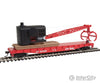 Walthers Trainline Ho 1781 Flatcar With Logging Crane - Ready To Run -- Canadian Pacific (Red Black;