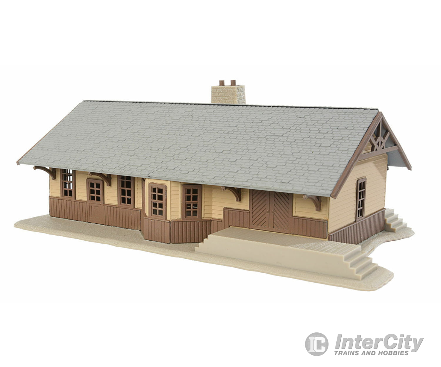 Walthers Trainline Ho 904 Iron Ridge Station -- Kit - 8-1/4 X 4-3/4 2-3/4 20.9 12 6.9Cm Structures