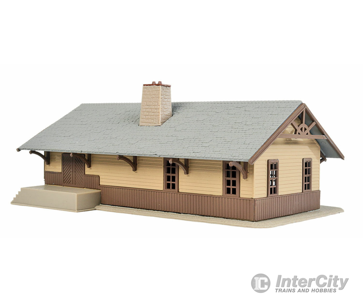 Walthers Trainline Ho 904 Iron Ridge Station -- Kit - 8-1/4 X 4-3/4 2-3/4 20.9 12 6.9Cm Structures