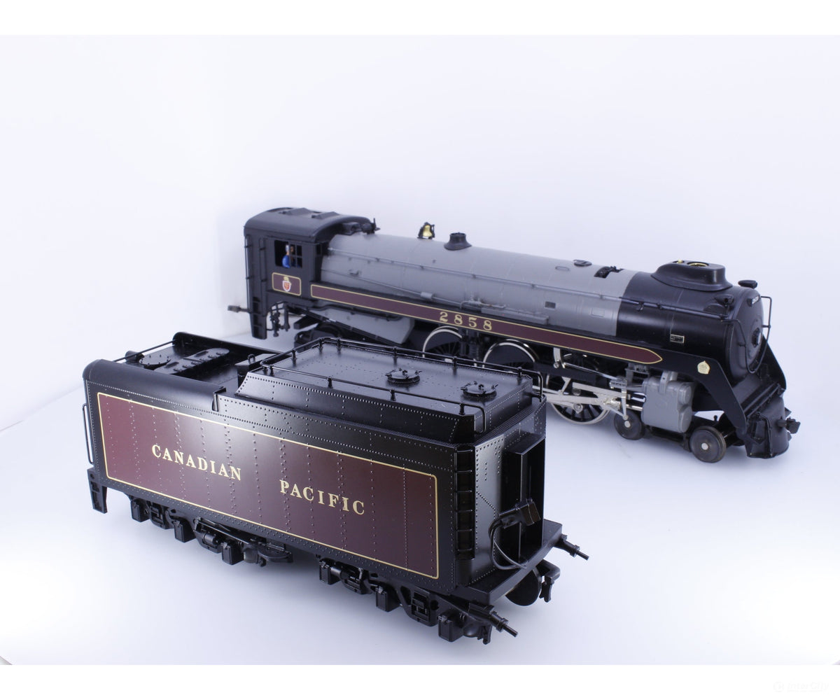 Weaver 2858 O Brass 4-6-4 Class H1e Royal Hudson Steam Locomotive 2 Rail Canadian Pacific (CP) 2858 Analog DC