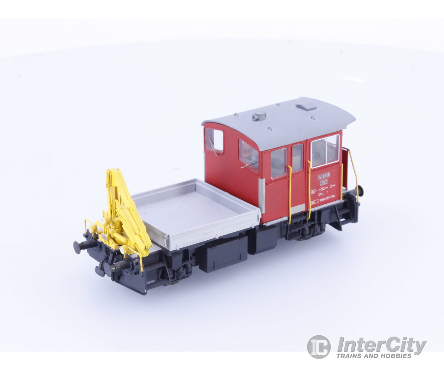 Weinert Modellbau 4043 HO SBB-CFF-FFS Tm 3 Braun mit Beweglichem Ladekran 9518 DCC European Locomotives