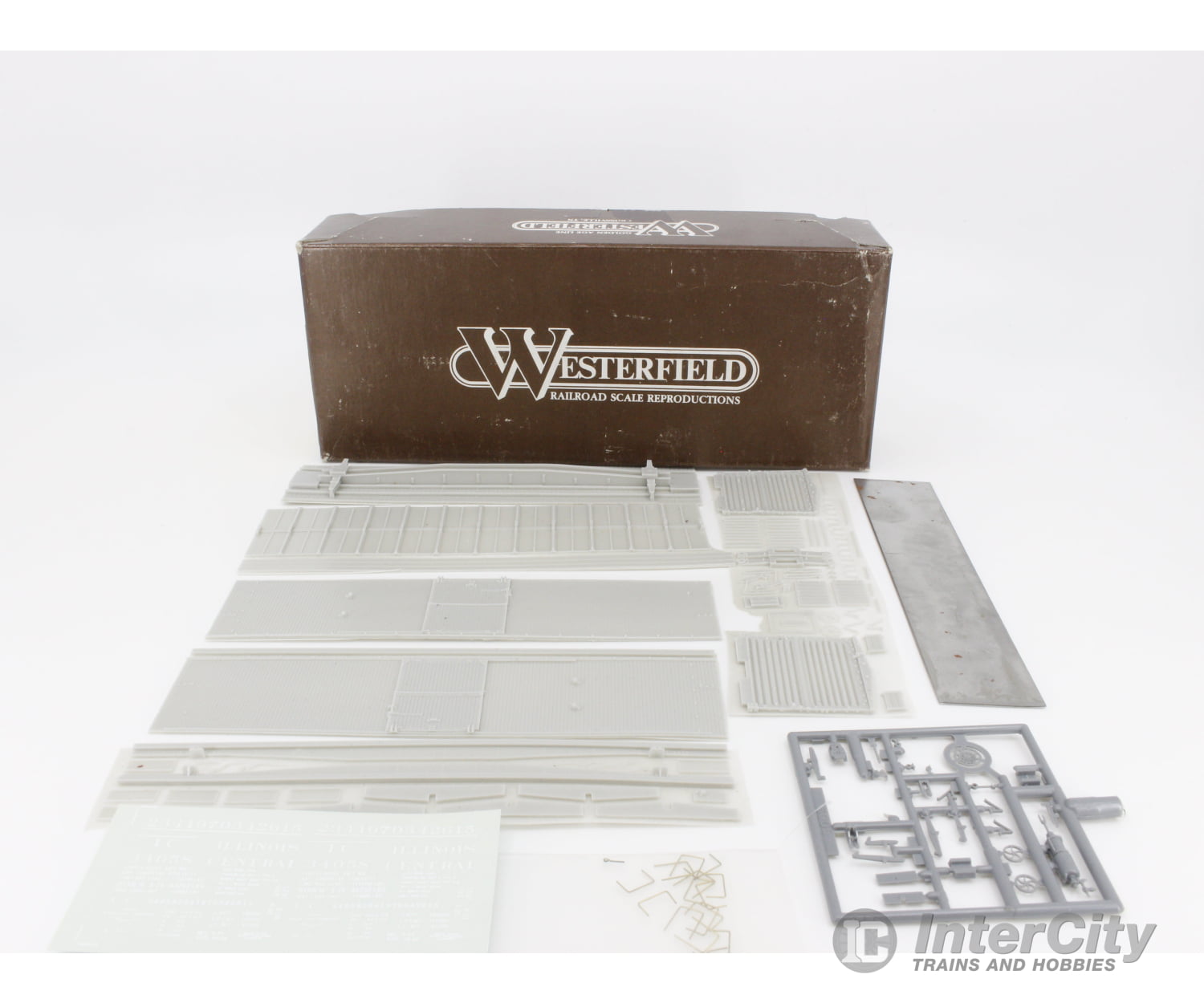 Westerfield 1753 Ho B-50-4 Box Freight Car Modn Kit Illinois Central (Ic) Cars