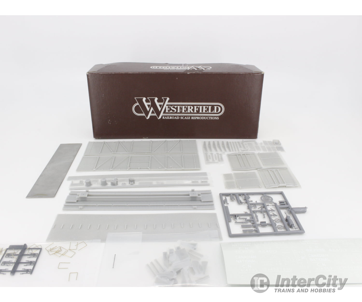 Westerfield 4357 Ho 6’-Door 36’ Fowler Box Freight Car Kit Canadian National (Cn) Cars