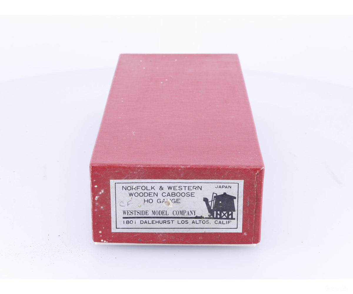 Westside Model Company WMCWC HO Brass Wooden Caboose Norfolk & Western (NW) - Freight Cars