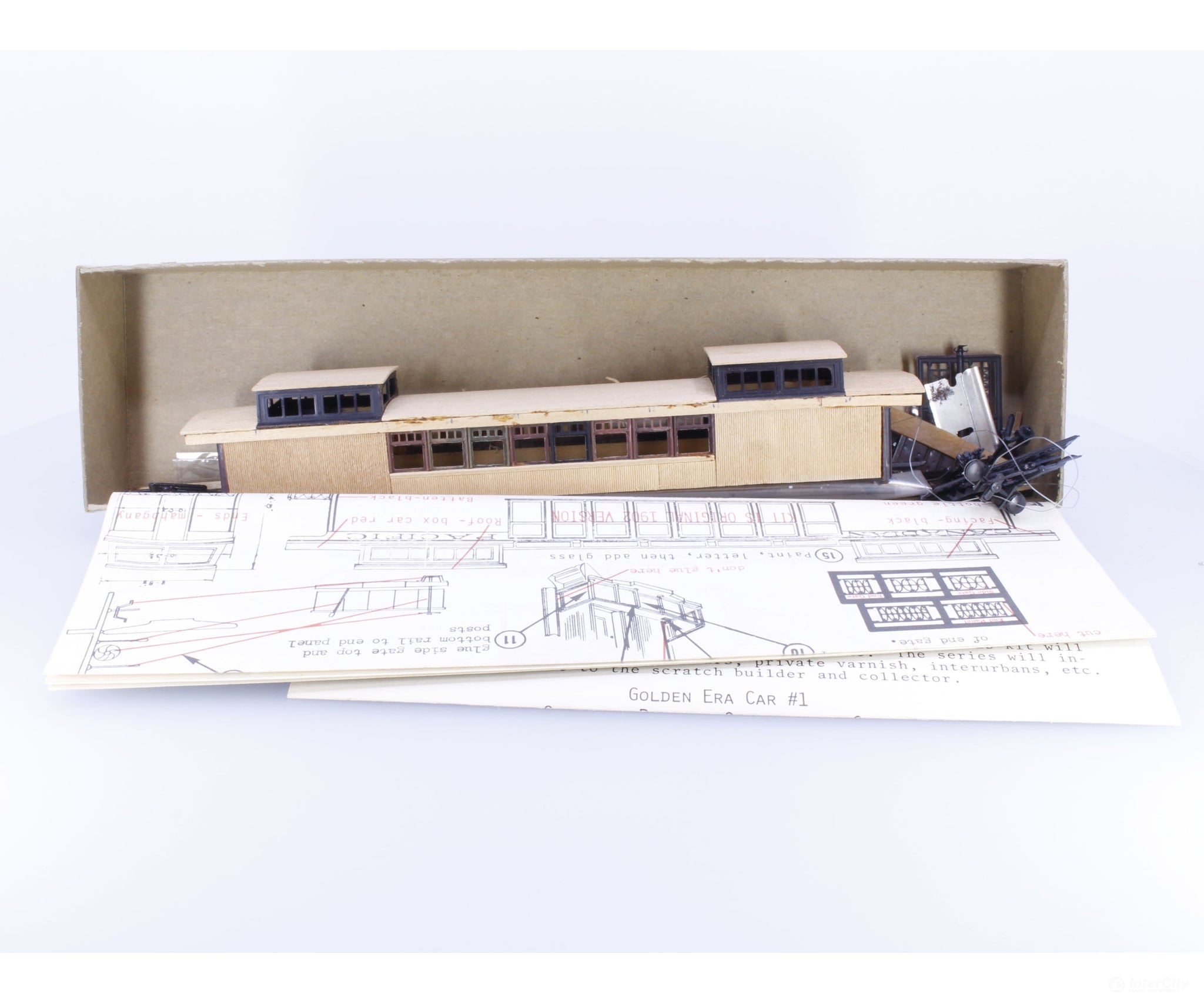 Westwood G1 HO 1902 Dome Observation Passenger Car Partially Built Kit Canadian Pacific (CP) - Passenger Cars