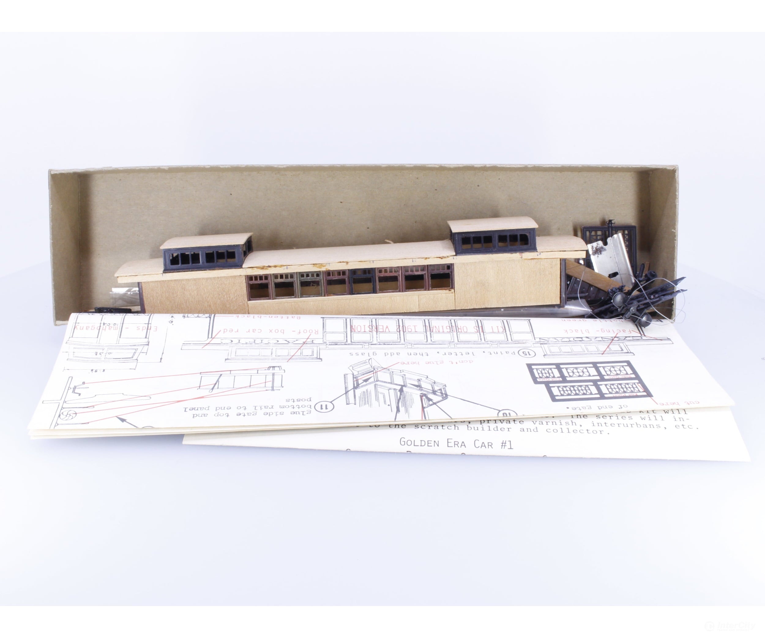 Westwood G1 HO 1902 Dome Observation Passenger Car Partially Built Kit Canadian Pacific (CP) - Passenger Cars