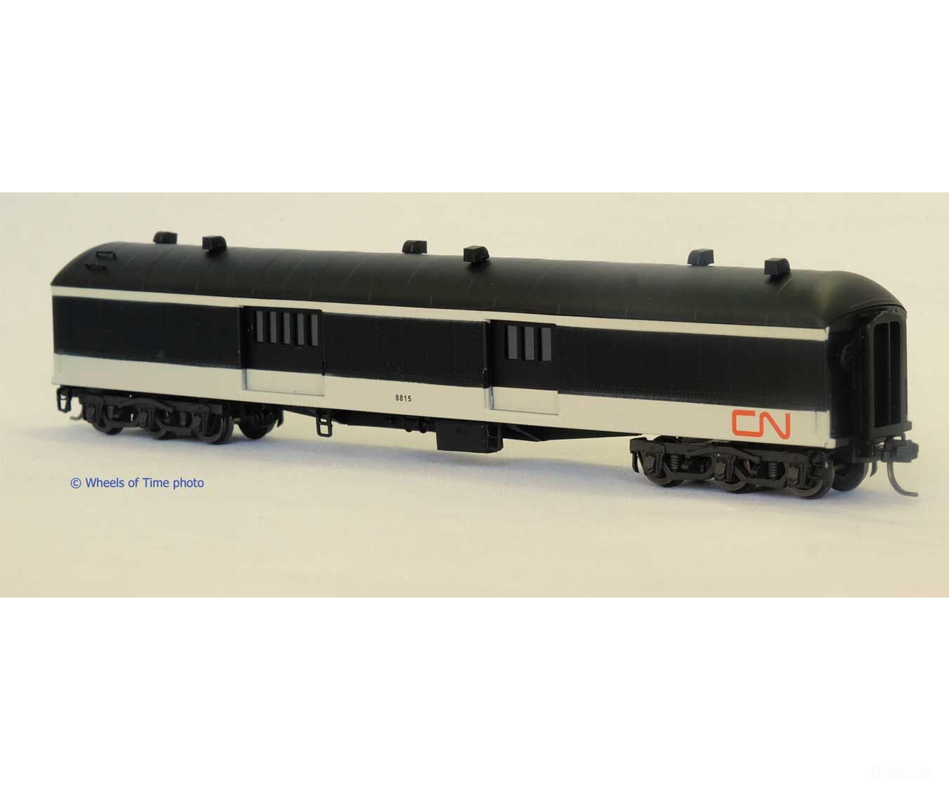 Wheels of Time N 250092 Class BE-73-D 70’ Baggage-Express w/Arched Roof 2-Pack - Canadian National #8821 8827