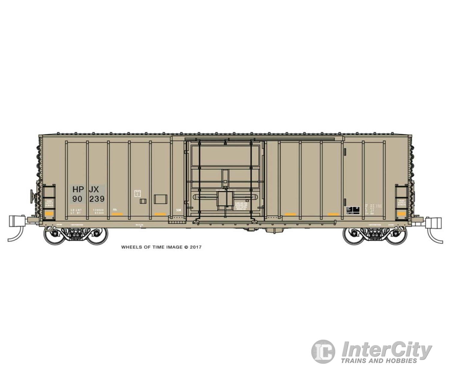 Wheels Of Time N 61153 50 Ep Box Hpjx #90239 Freight Cars