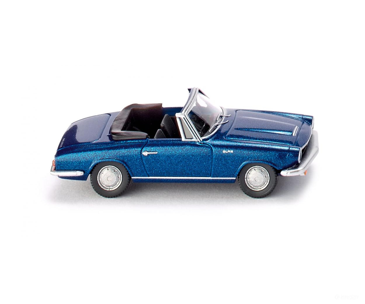Wiking 018649 HO Glas 1700 GT Cabrio Cars & Trucks
