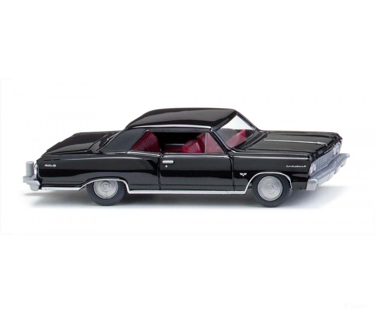Wiking 022004 HO Chevrolet Malibu - black Cars & Trucks