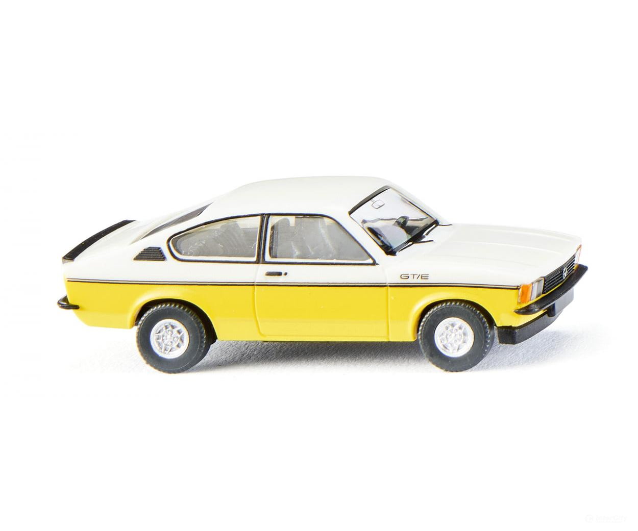 Wiking 022902 HO Opel Kadett C Coupe GT/E white/yellow Cars & Trucks