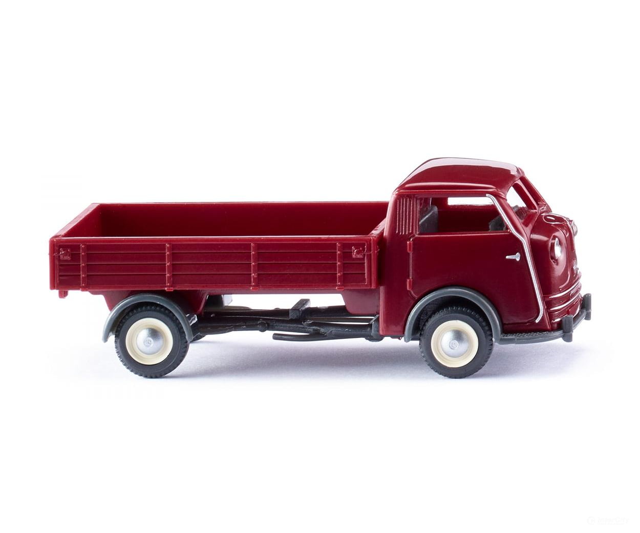 Wiking 033504 HO Tempo Matador high-side flatbed - purple red Cars & Trucks