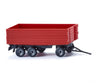 Wiking 038818 HO Agricultural 3- axle trailer red Cars & Trucks