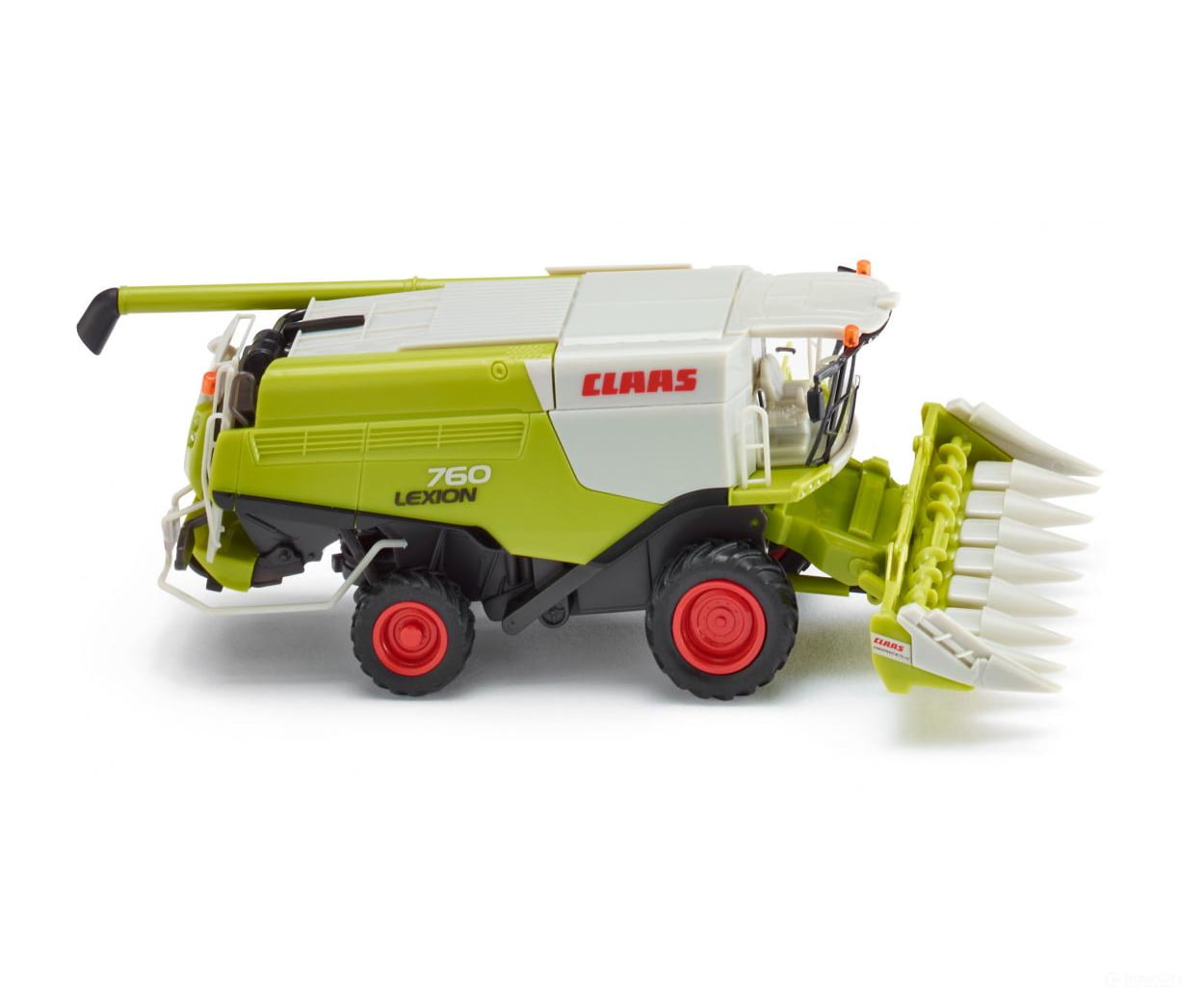 Wiking 038911 HO Claas Lexion 760 combine with Conspeed corn header Cars & Trucks