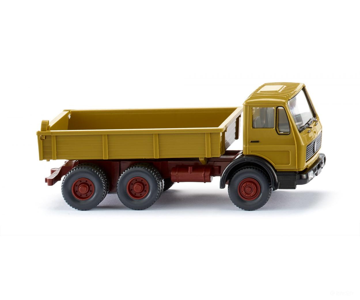 Wiking 042406 HO Flatbed tipper (MB NG) - curry yellow Cars & Trucks