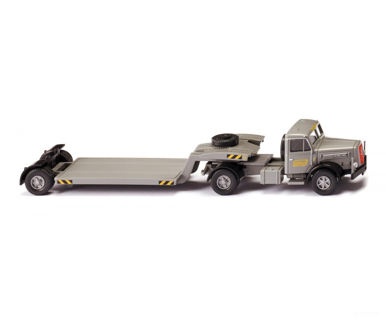 Wiking 050206 HO Low-loader truck-trailer (Henschel) ’Frederici’ Cars & Trucks