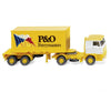 Wiking 052603 HO Container semi-trailer 20’ (DAF) ’P&O’ Cars & Trucks