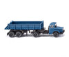 Wiking 067706 HO Rear tipper semi-truck (Magirus Deutz) - blue Cars & Trucks