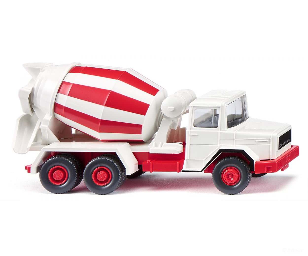 Wiking 068205 HO Concrete mixer (Magirus Deutz) red - cream white/red Cars & Trucks