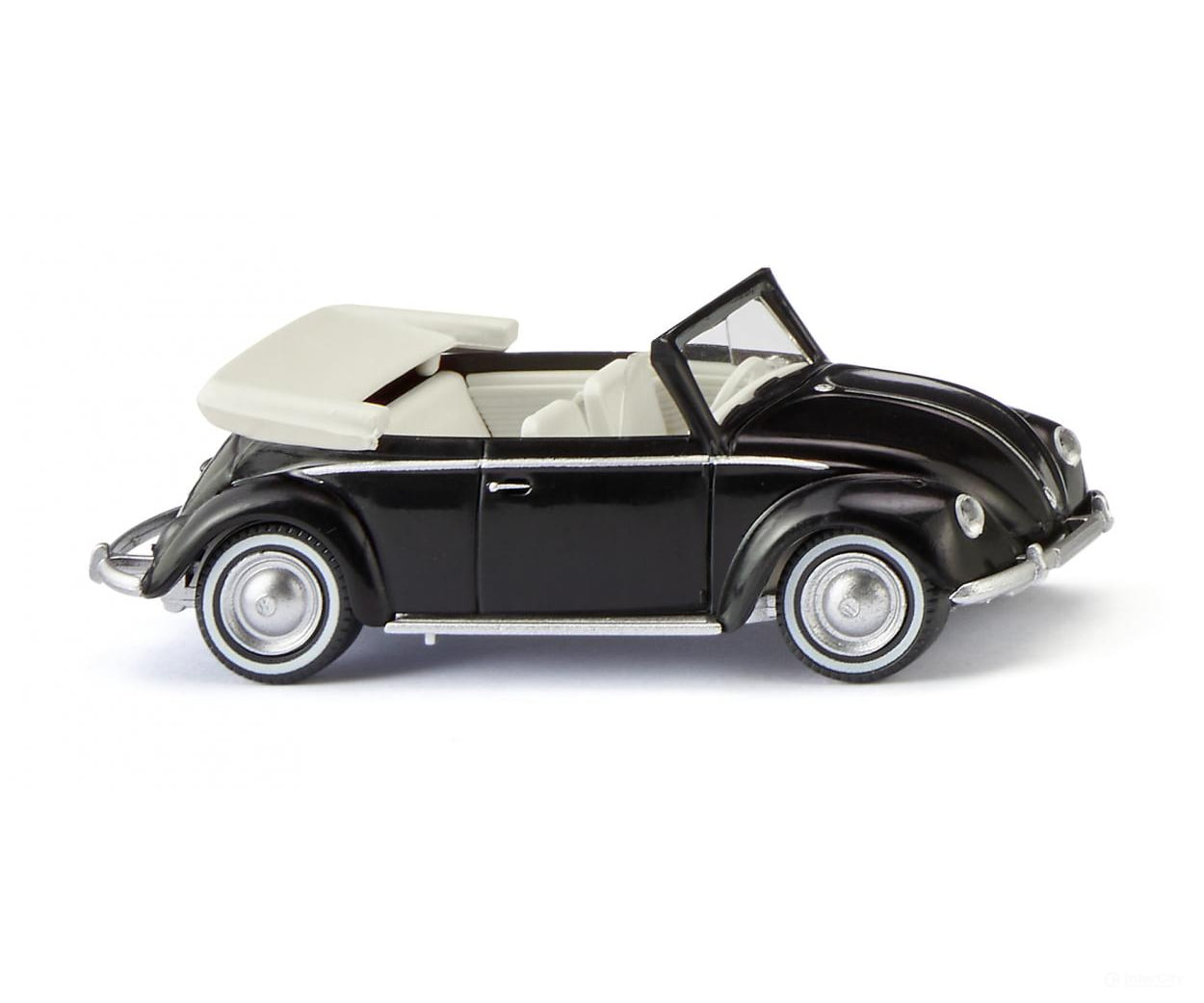 Wiking 079406 HO VW Beetle 1200 convertible - black Cars & Trucks