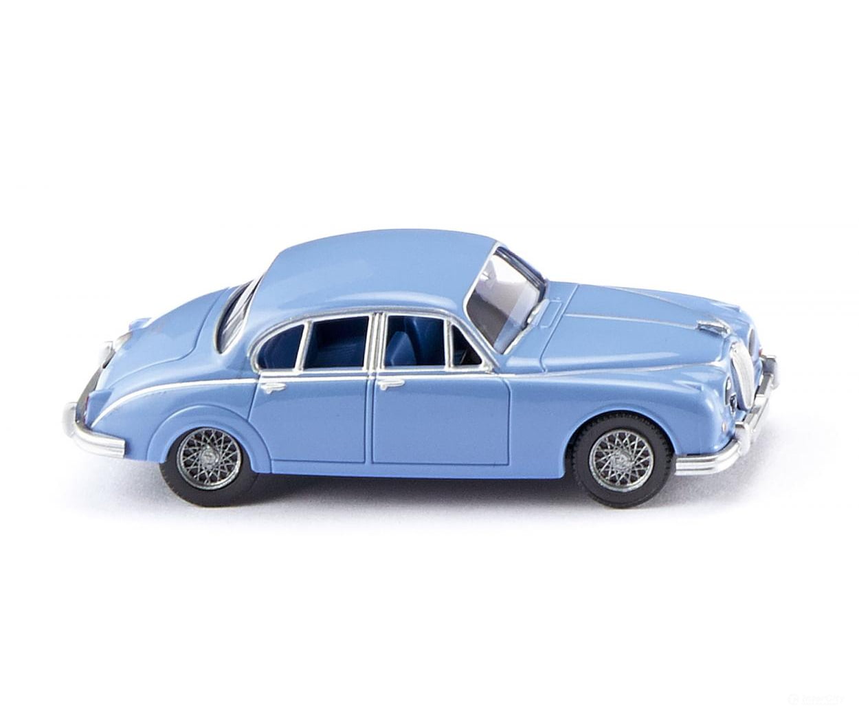 Wiking 081305 HO Jaguar MK II - blue Cars & Trucks