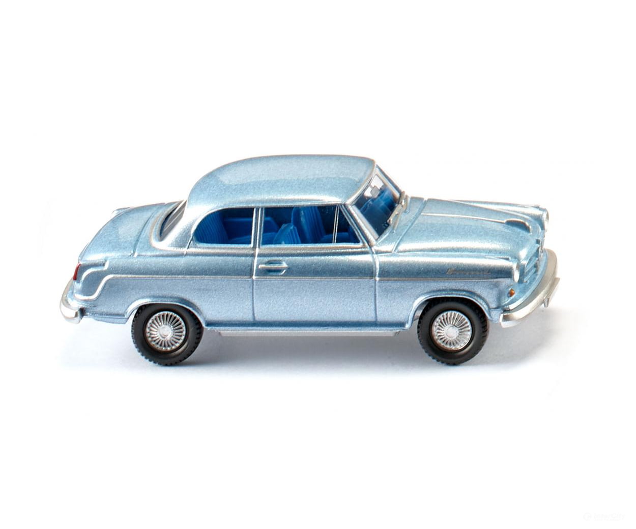 Wiking 082303 HO Borgward Isabella Sedan ice blue met. Cars & Trucks