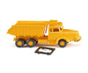 Wiking 086635 HO Tipper trailer (Krupp Titan) - yellow Cars & Trucks