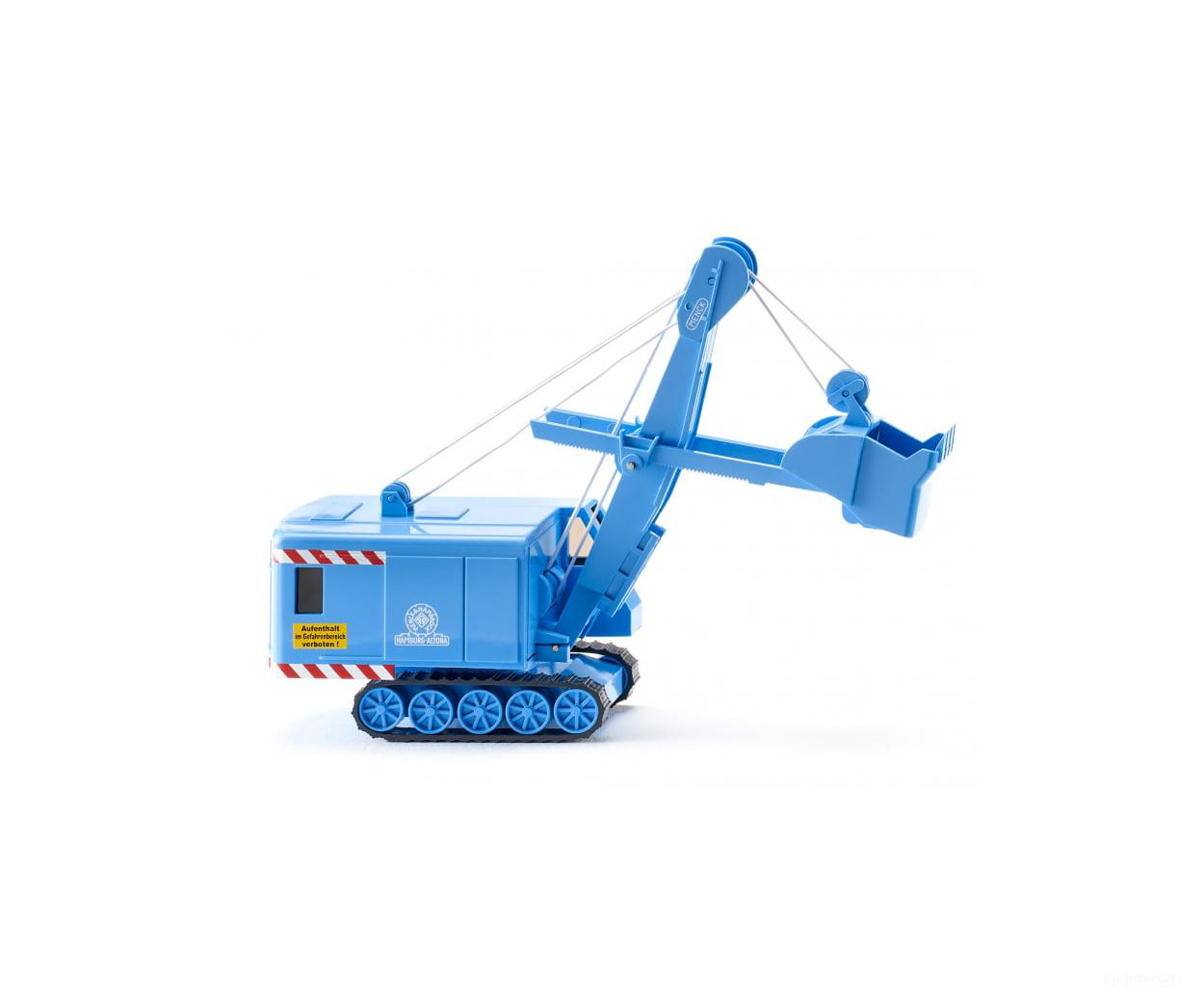 Wiking 089706 HO Menck excavator - light blue Cars & Trucks
