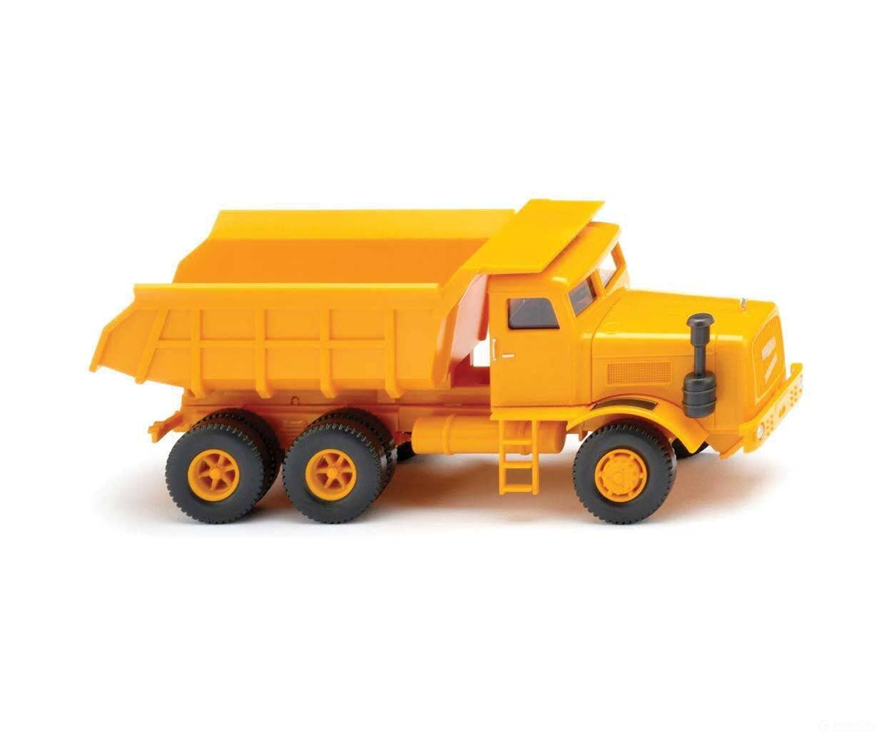 Wiking HO 86632 1962-1963 Kaelble Heavy-Duty Dump Truck - Assembled - Yellow - Cars & Trucks